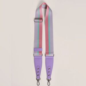 JuJuBe Bag Accessory Woven Strap - Purple/Pink/ Green